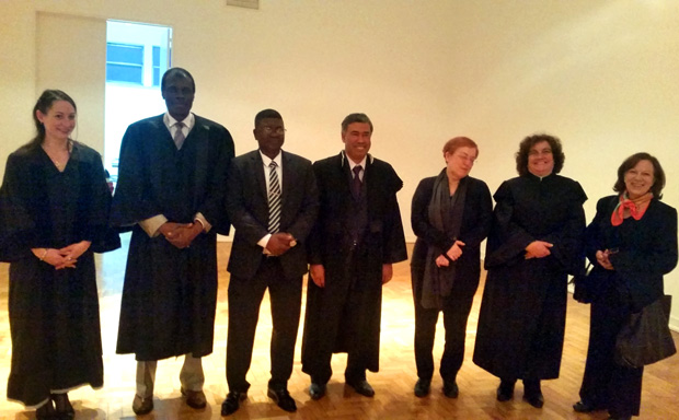 Chinhama et son jury de doctorat